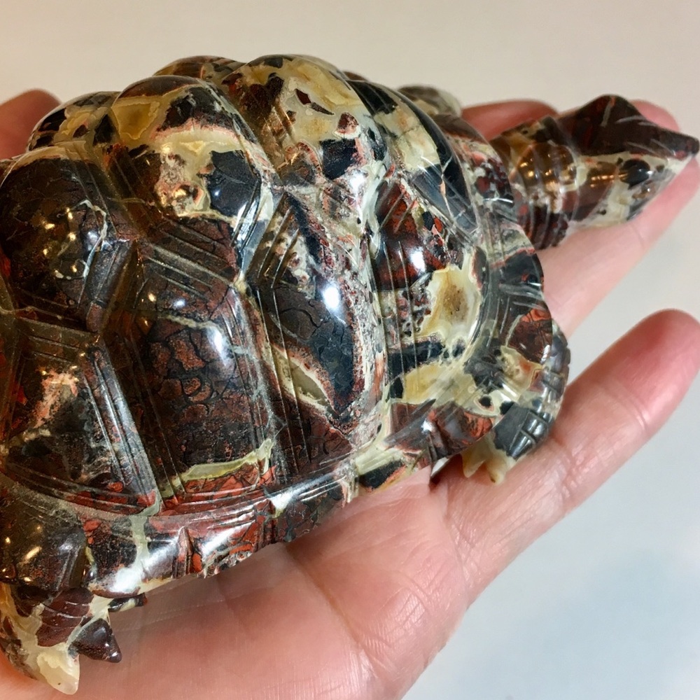 Stone Craved Turtle Figurine, Turtle, Figurines